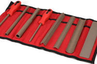 Perma-Grit Set of 8 Hand Tools in a Wallet Fine Wide Thumbnail